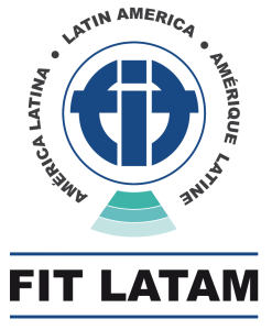New FIT LatAm's logo, redesigned by Betzabeth Ford, a Venezuelan graphic designer.